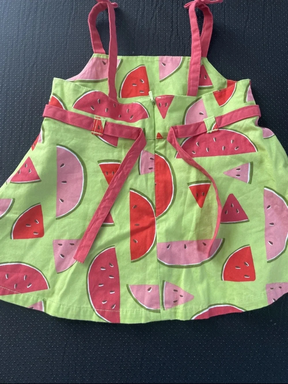 Gymboree Pink & Lime Watermelon Print Romper